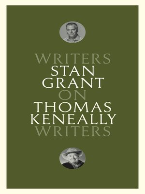 cover image of On Thomas Keneally